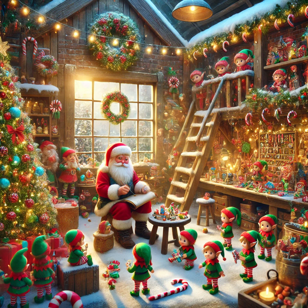 Nisseverksted med hjelpere