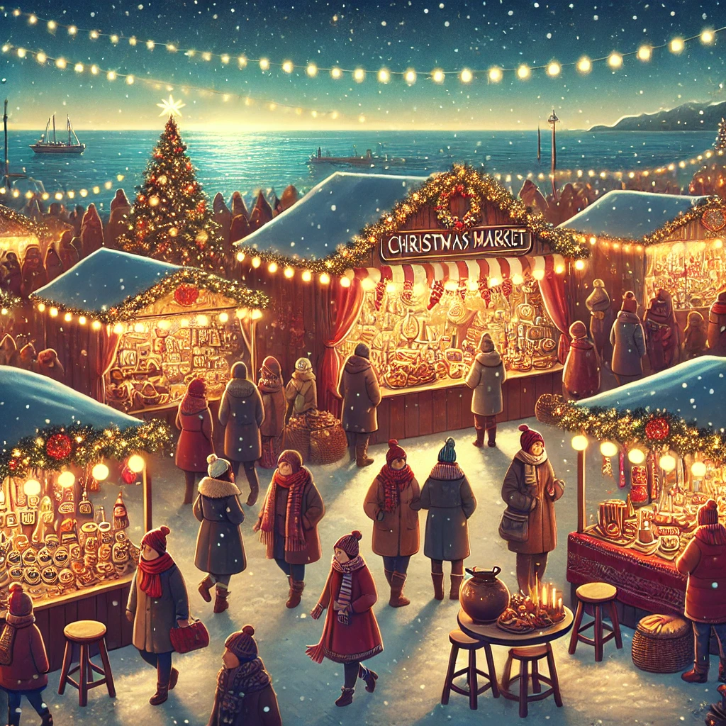 Julemarked ved sjøen